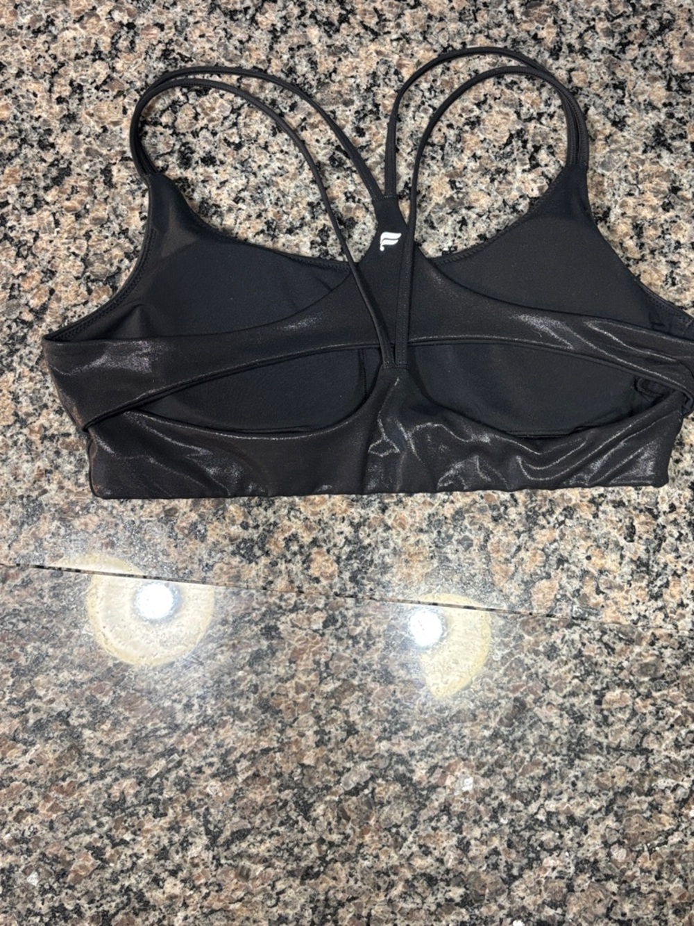 Fabletics Black Double-Strap Sports Bralette - Picture 2 of 3